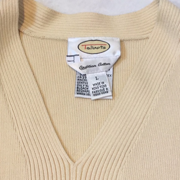 Talbots Cotton Sweater - Picture 4 of 6